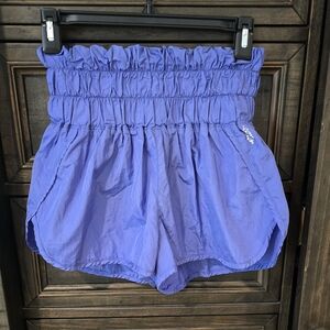 FP Movement by Free People High Waist Blue Shorts